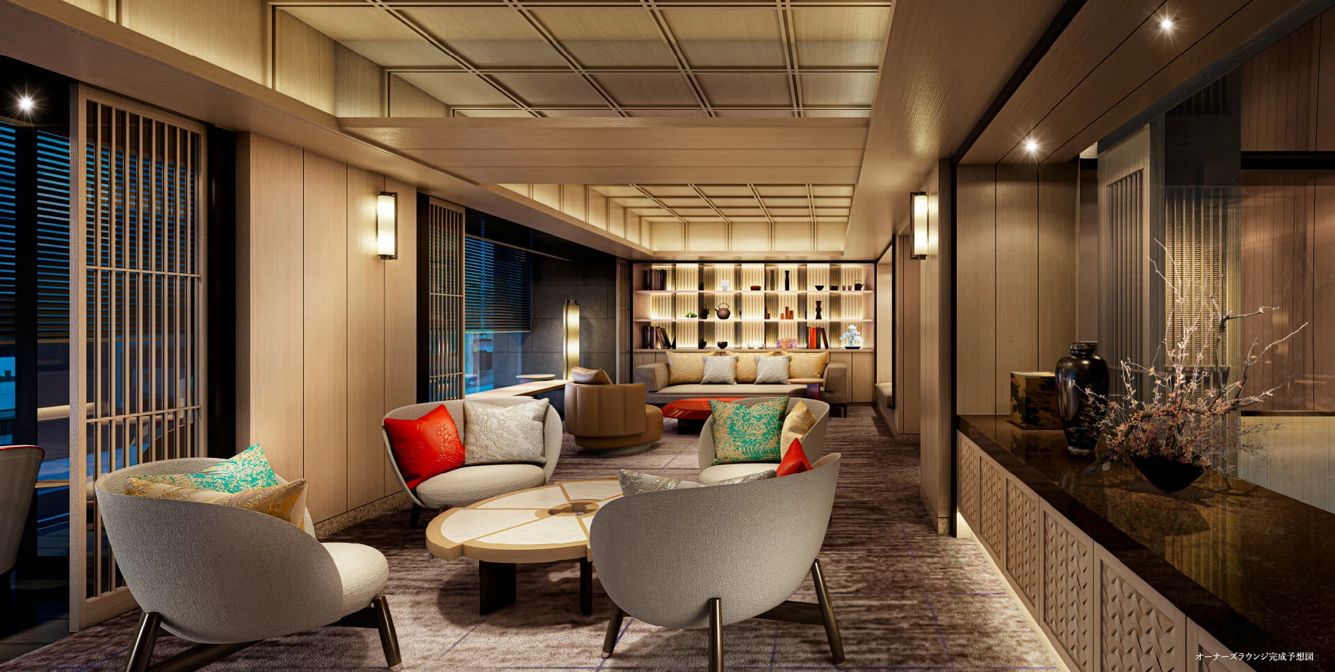 オーナーズラウンジ完成予想図