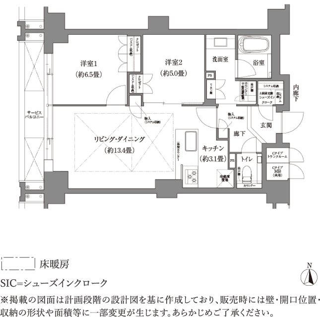 Cタイプ間取り図