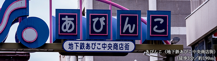 あびんこ（あびこ中央商店街）（徒歩3分/約190m）