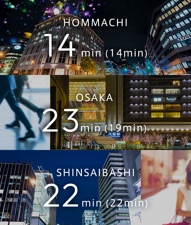 各地アクセス時間