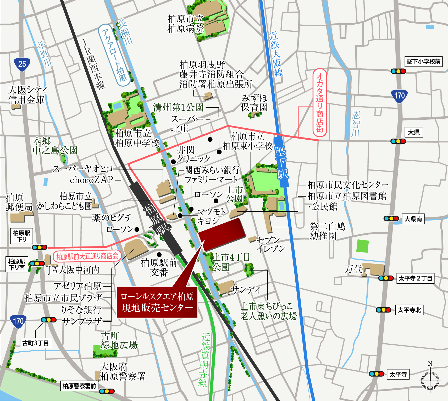 現地案内図