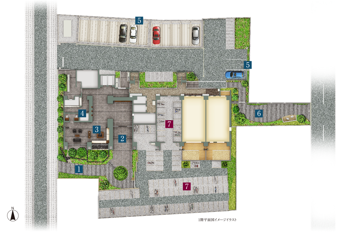 ローレルコート北田辺LANDPLAN