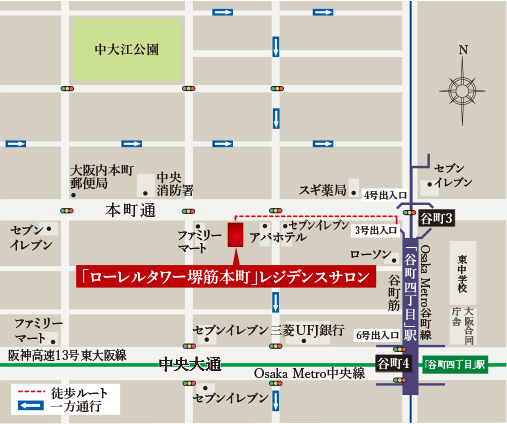 サロン案内図