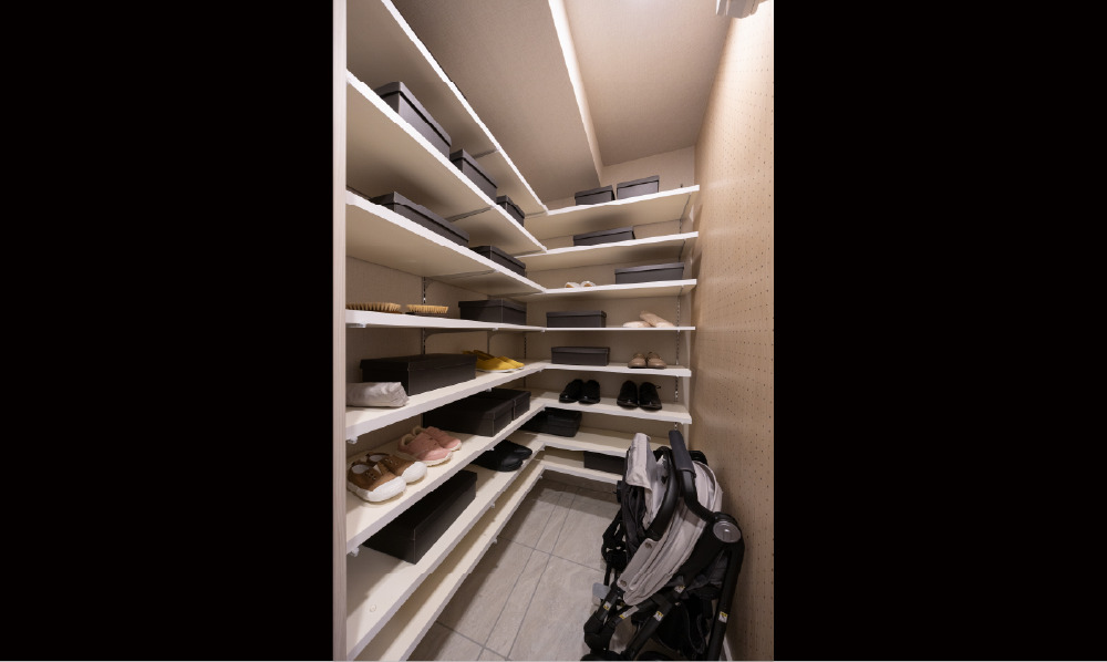Shoes-in closet