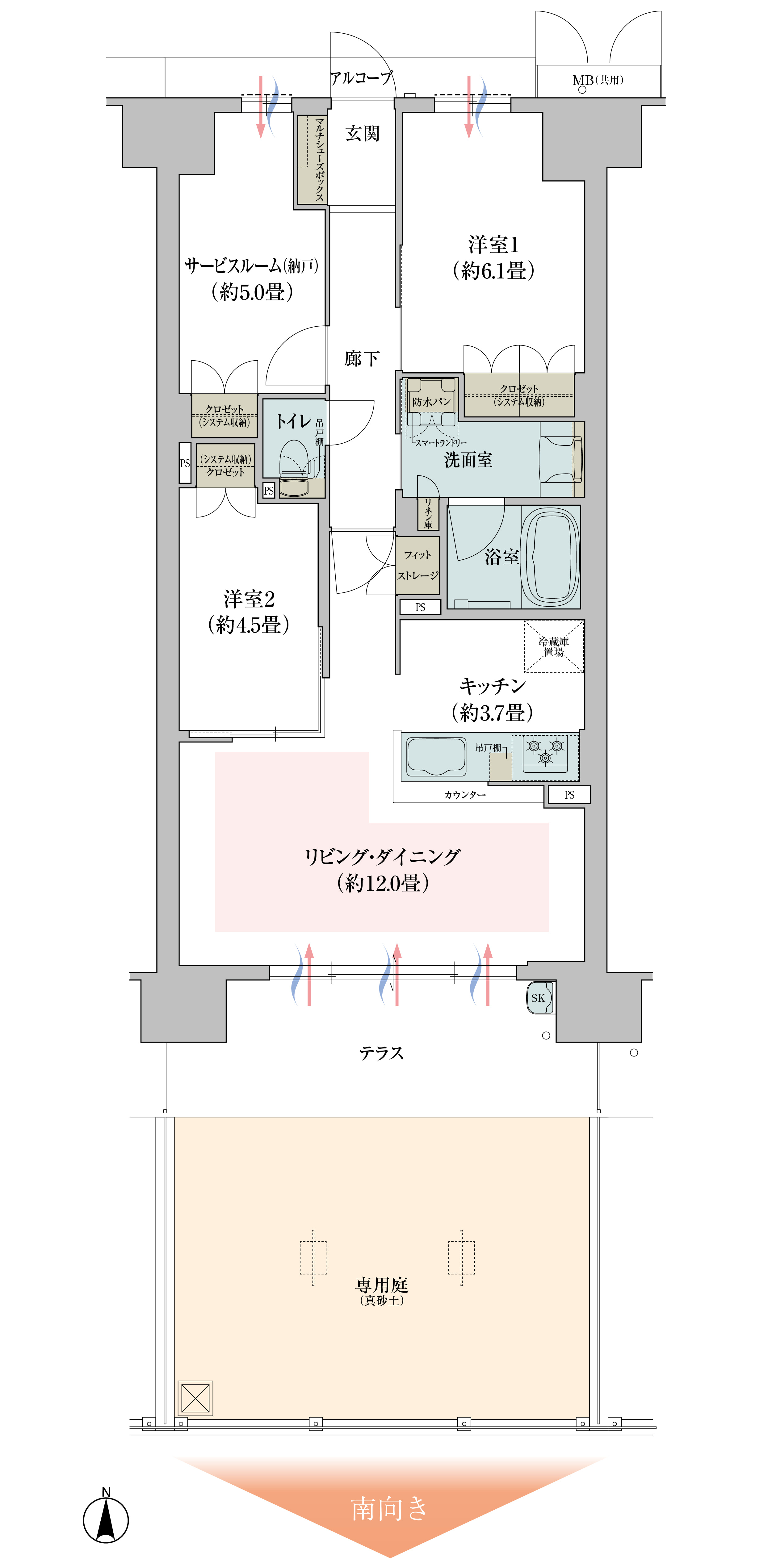 SPgタイプ 間取り詳細画像