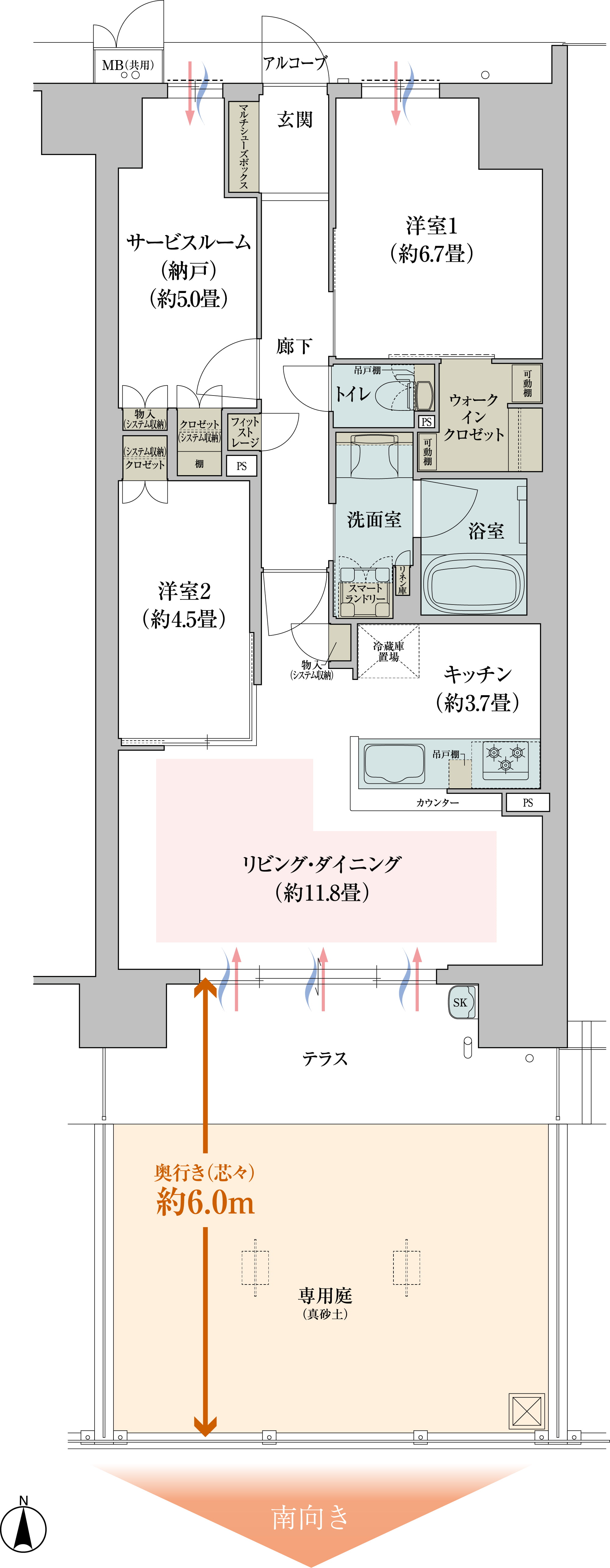 stgタイプ 間取り詳細画像