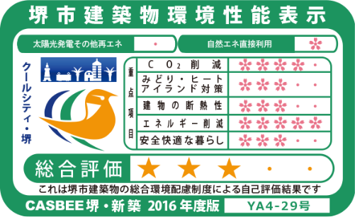 堺市建築物環境性能表示