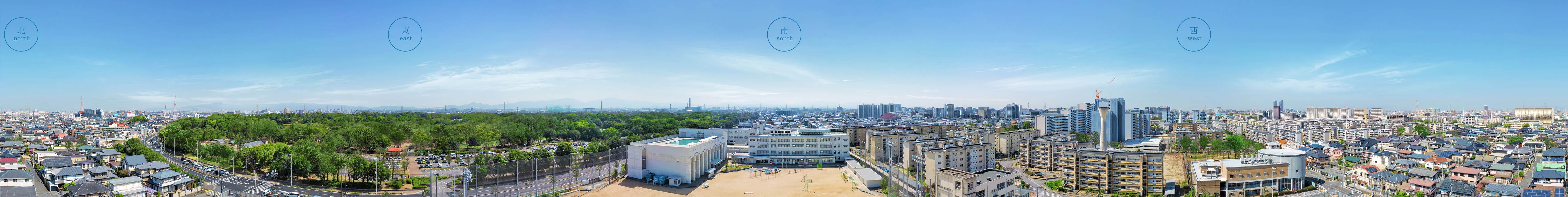 現地11階相当（約31m）、SLタイプからの眺望