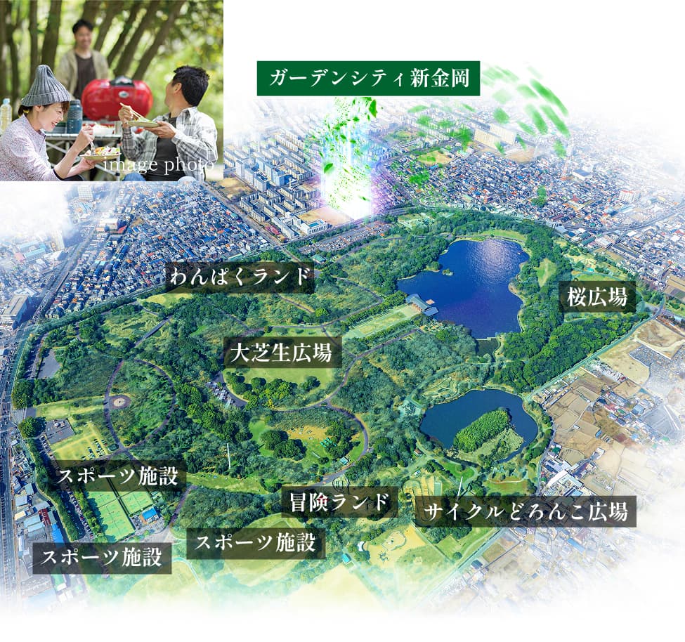 現地周辺航空写真（2023年1月撮影）
