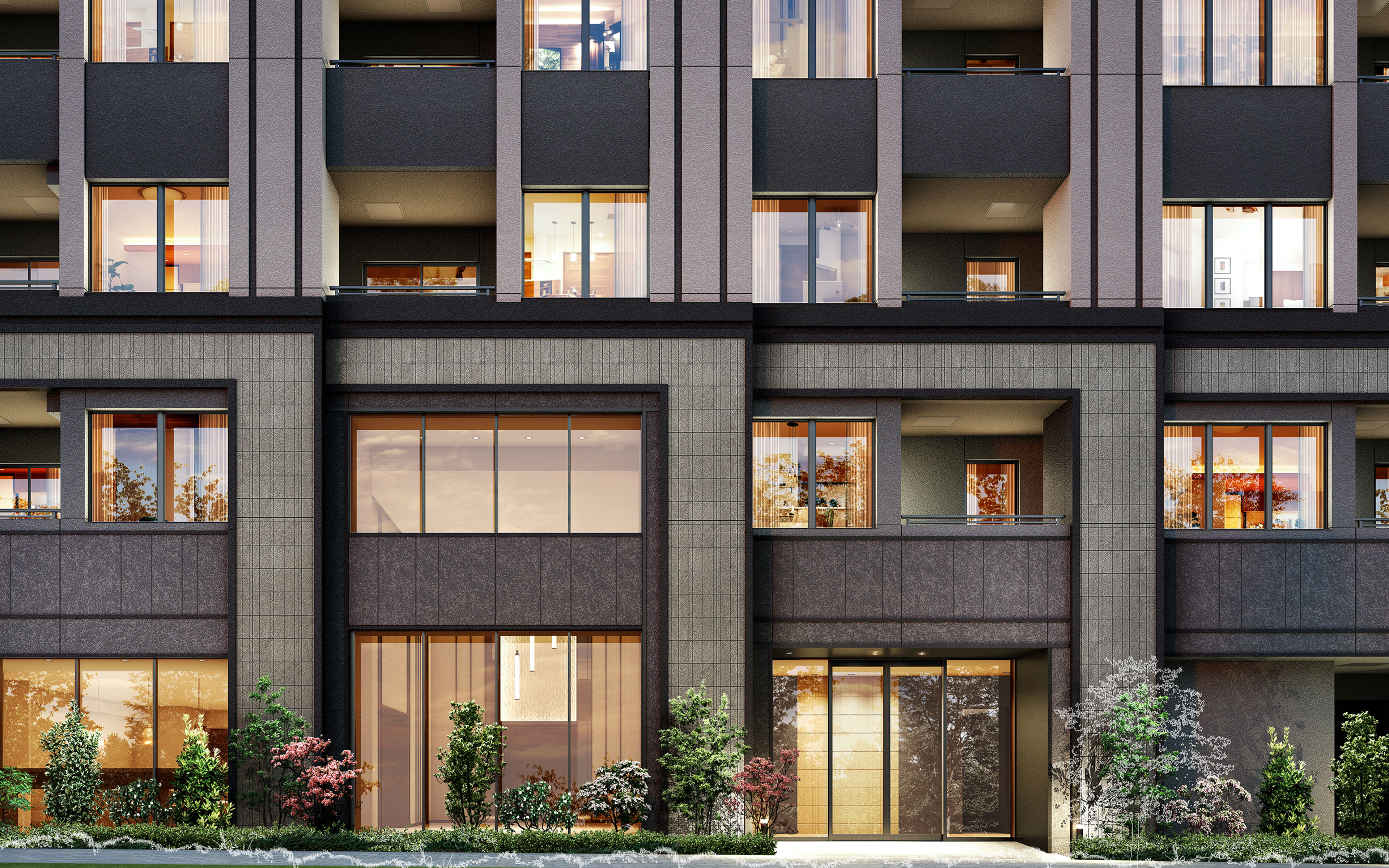 エントランスアプローチ完成予想CG