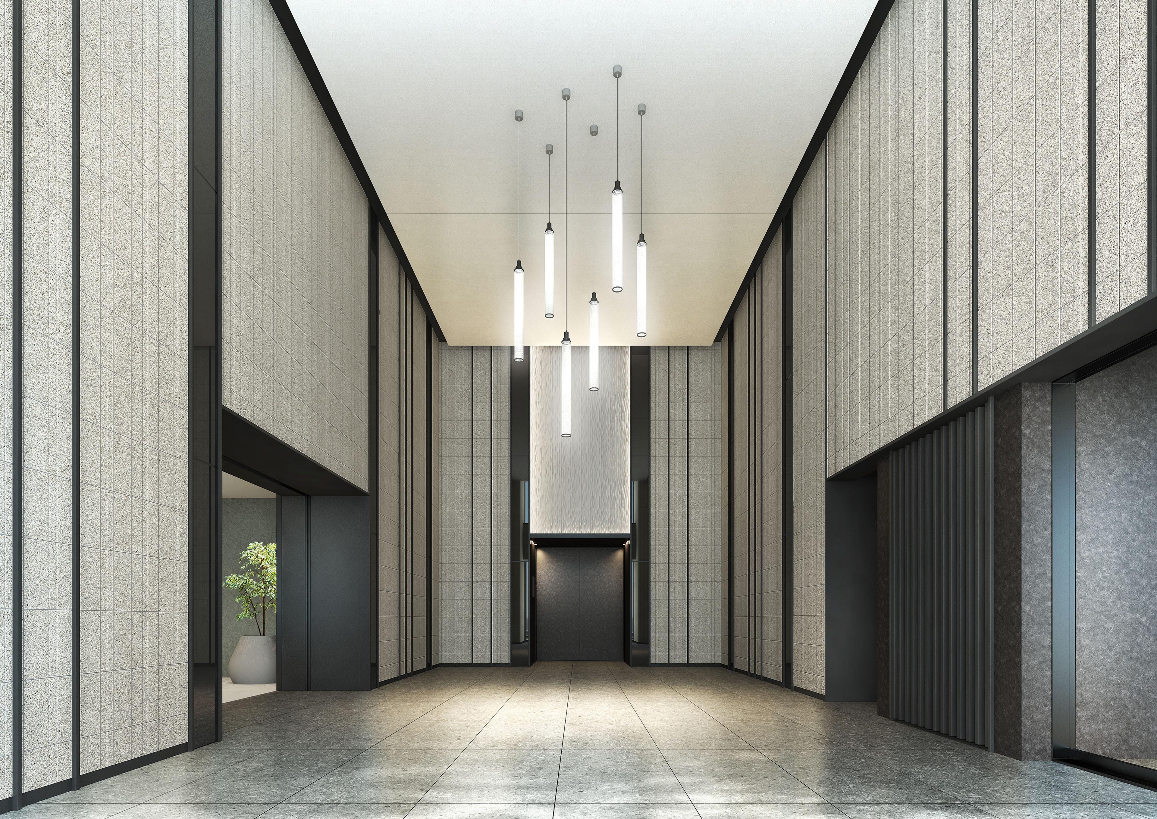 エントランスホール完成予想CG