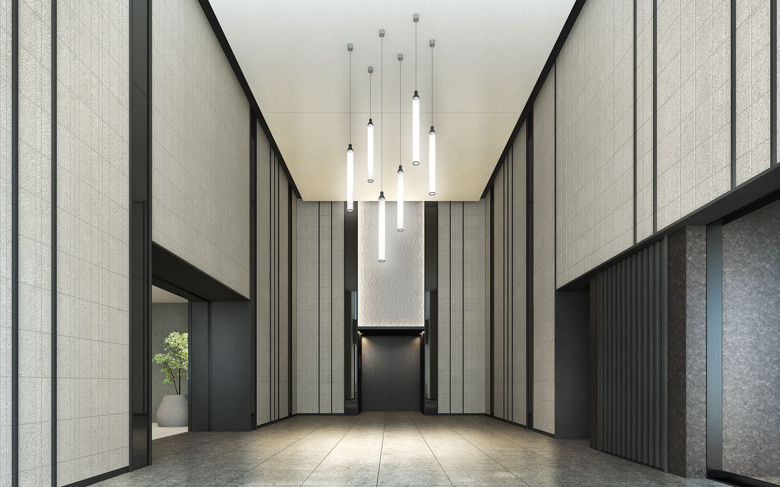 エントランスホール完成予想CG