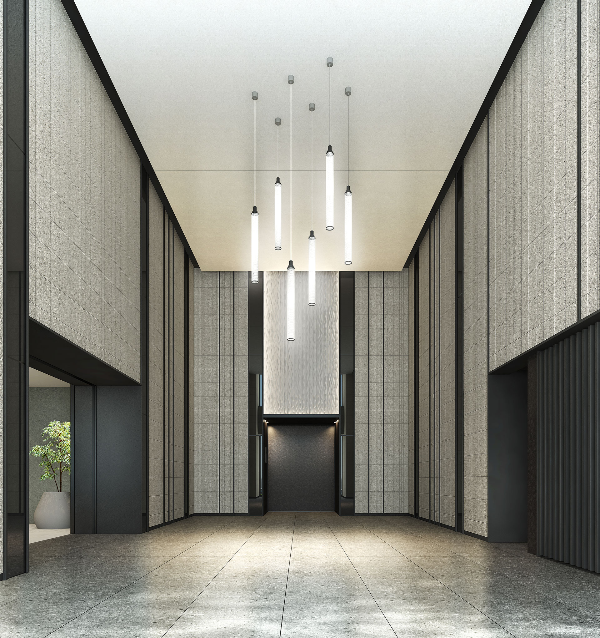 エントランスホール完成予想CG