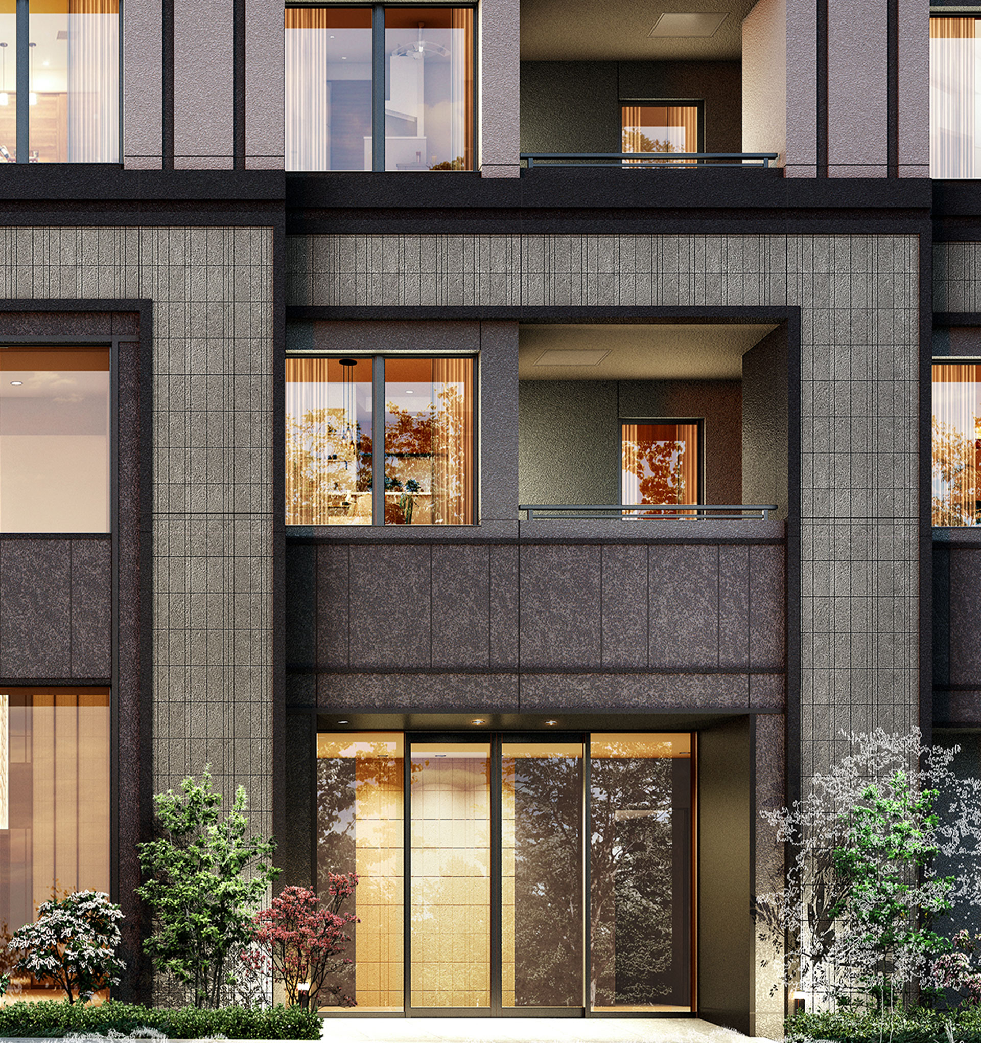 エントランスアプローチ完成予想CG