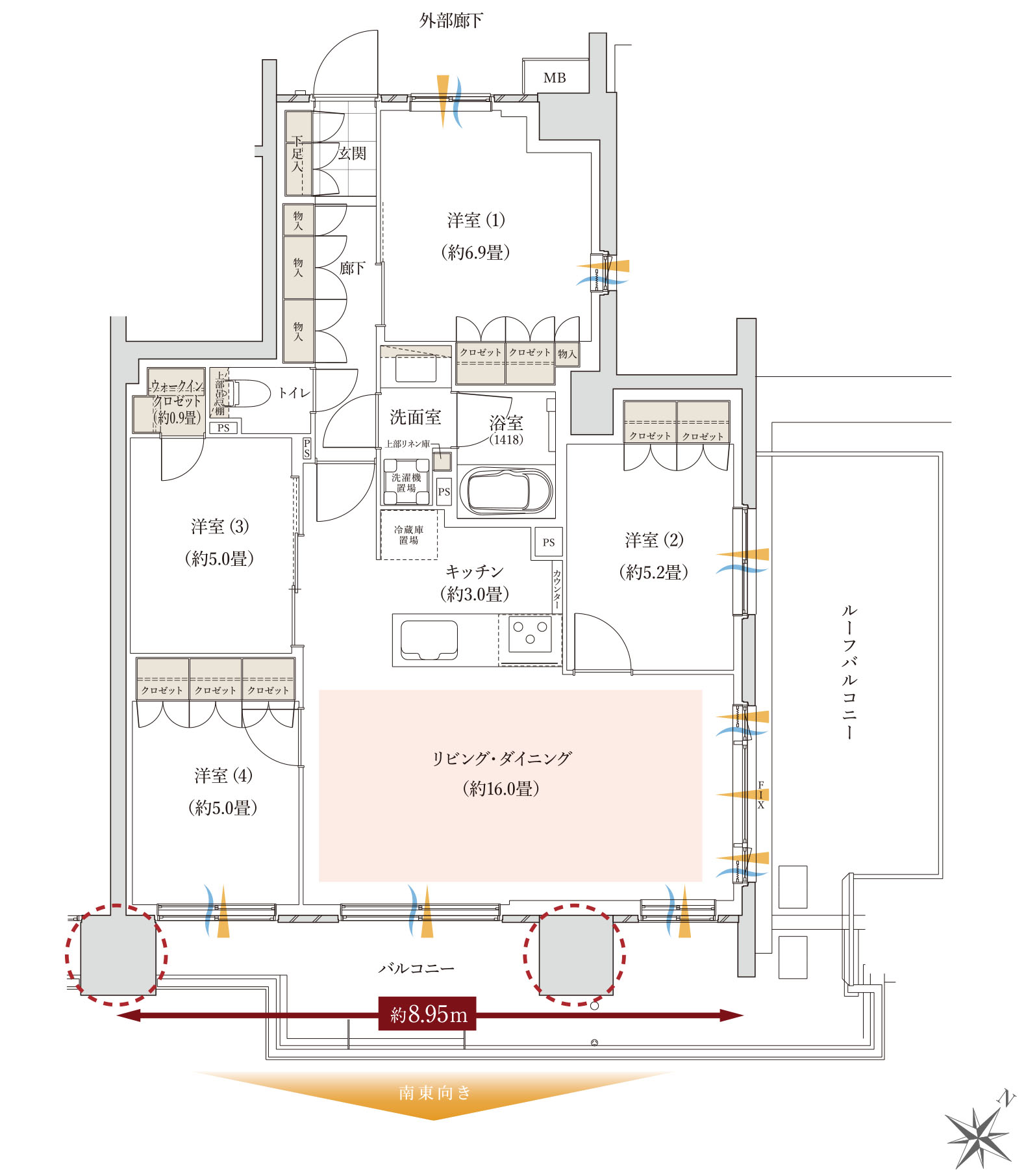 Nr type 間取り図