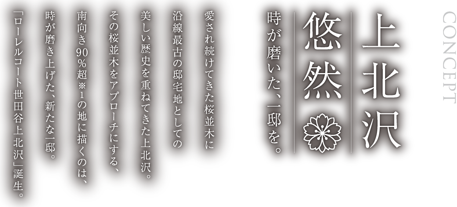 上北沢悠然　時が磨いた、一邸を。