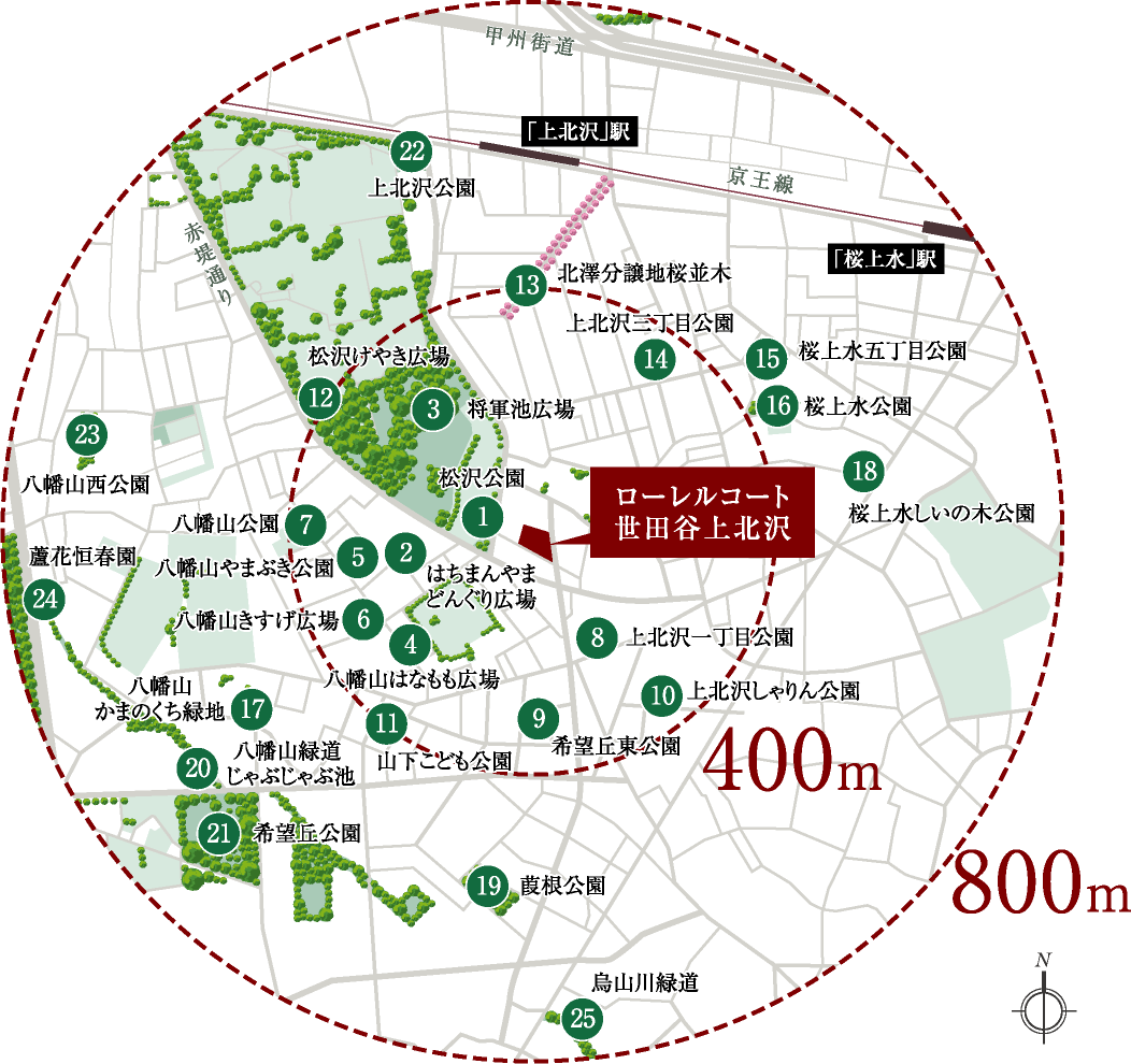 現地周辺エリア概念図